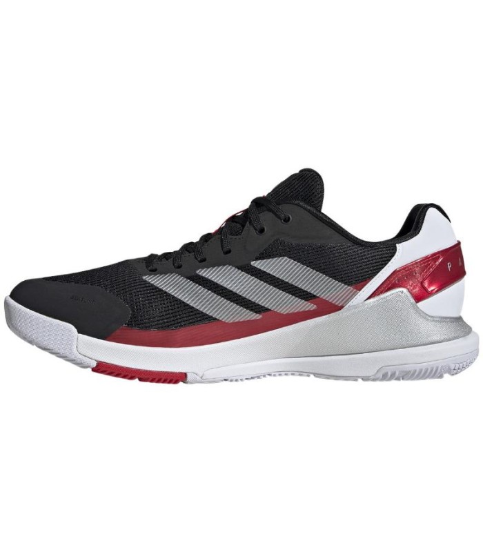 Tenis Adidas Crazyquick LS Padel Preto Prata Vermelho | IPONTENNIS