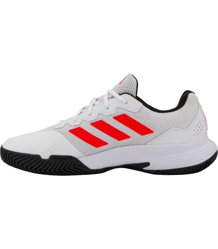 Adidas GameCourt 2 White Red Black shoes | IPONTENNIS