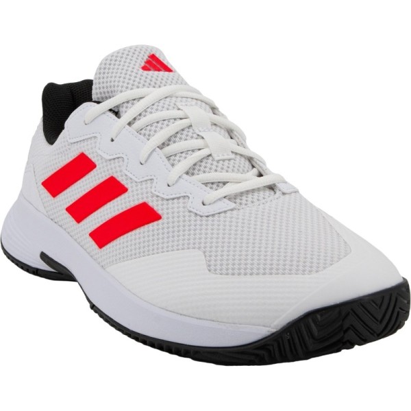 Adidas GameCourt 2 White Red Black shoes | IPONTENNIS