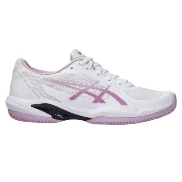 Zapatillas Asics Solution Swift FF 2 Clay Blanco Rosa Ube Mujer Oferta + Barato 1