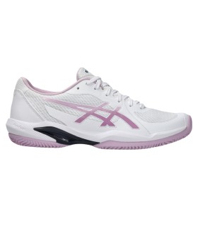 Tenis Asics Solution Swift FF 2 Clay Branco Rosa Ube Mulher | IPONTENNIS