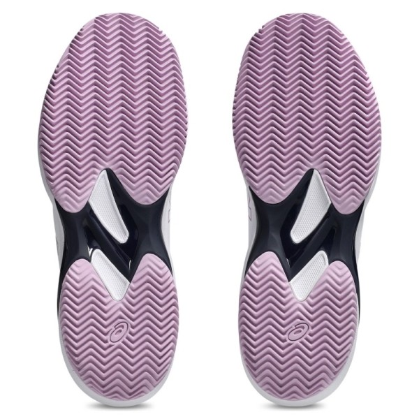 Zapatillas Asics Solution Swift FF 2 Clay Blanco Rosa Ube Mujer Oferta + Barato 2