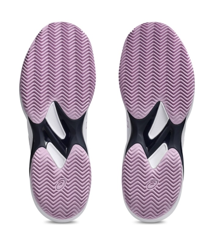 Tenis Asics Solution Swift FF 2 Clay Branco Rosa Ube Mulher | IPONTENNIS