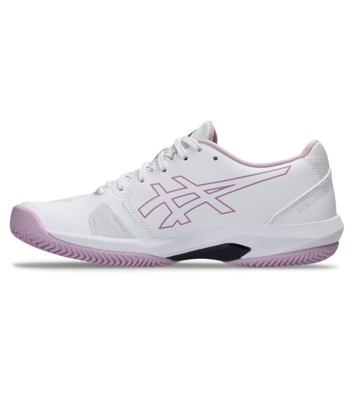 Asics Solution Swift FF 2 Clay White Pink Ube Women's Shoes | IPONTENNIS