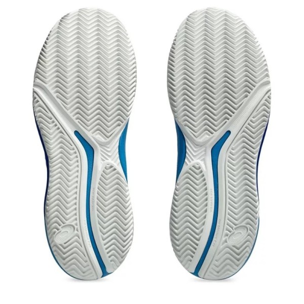 Asics Gel Challenger 14 Clay White Blue Women's Shoes | IPONTENNIS