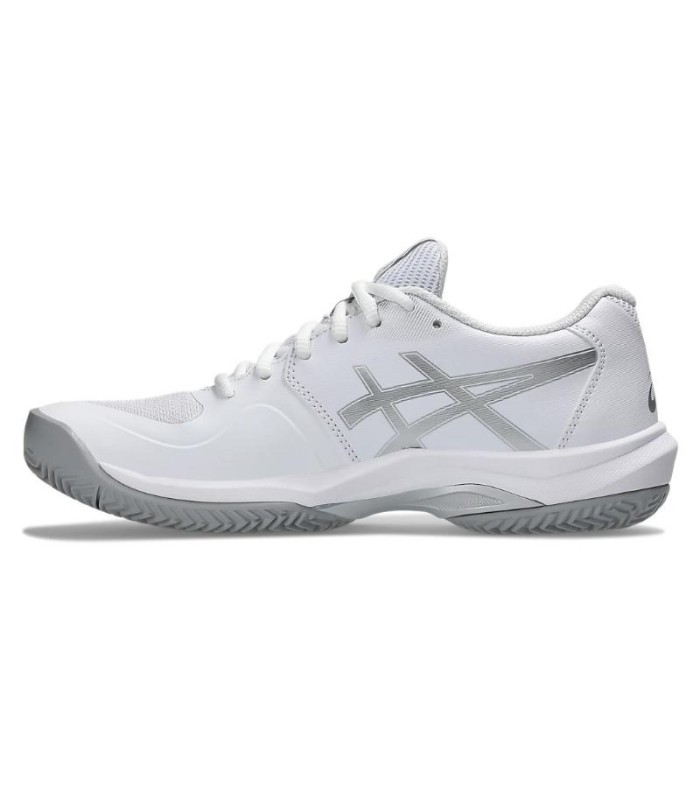 Asics Game FF Clay White Silver Women's Shoes | IPONTENNIS