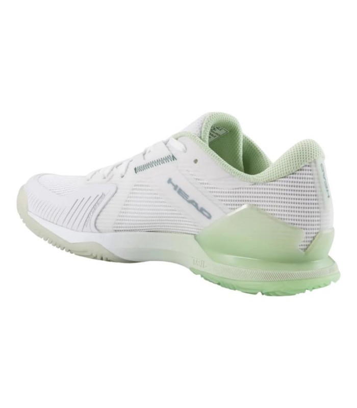 Head Sprint Pro 4.0 White Green Women's Shoes | IPONTENNIS