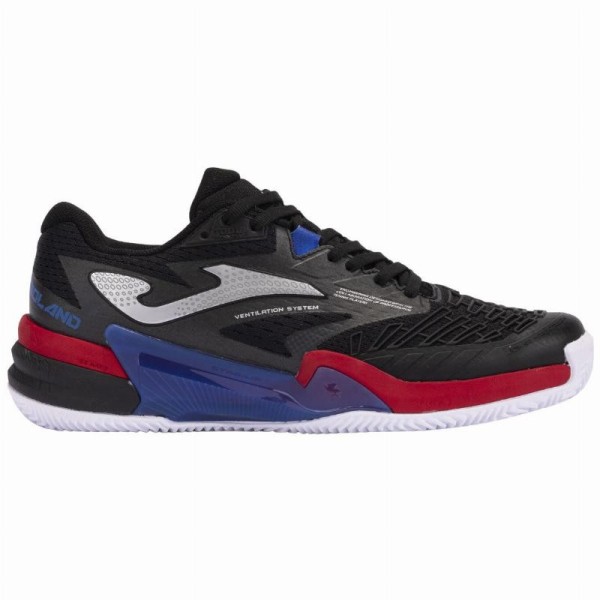 Joma Roland 2401 Black Red Shoes | IPONTENNIS