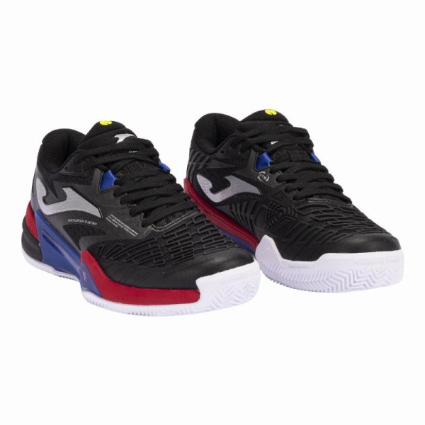 Zapatillas Joma Roland 2401 Negro Rojo Oferta + Barato 4