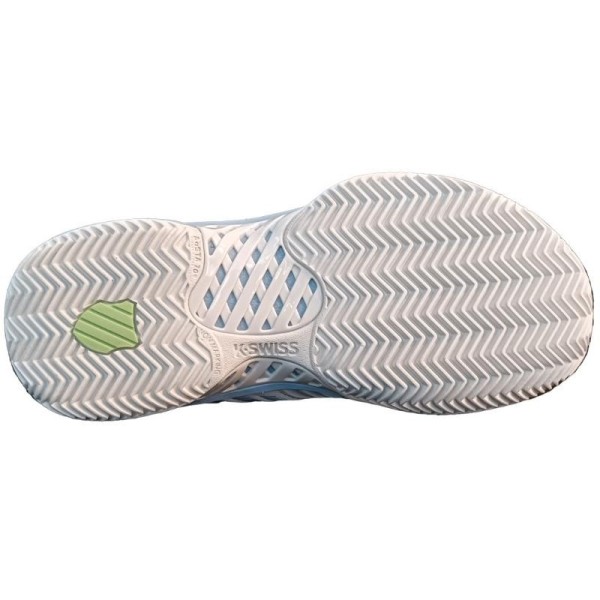 Tenis K-swiss Express Light 3 HB Clay Branco Azul Verde Mulher | IPONTENNIS