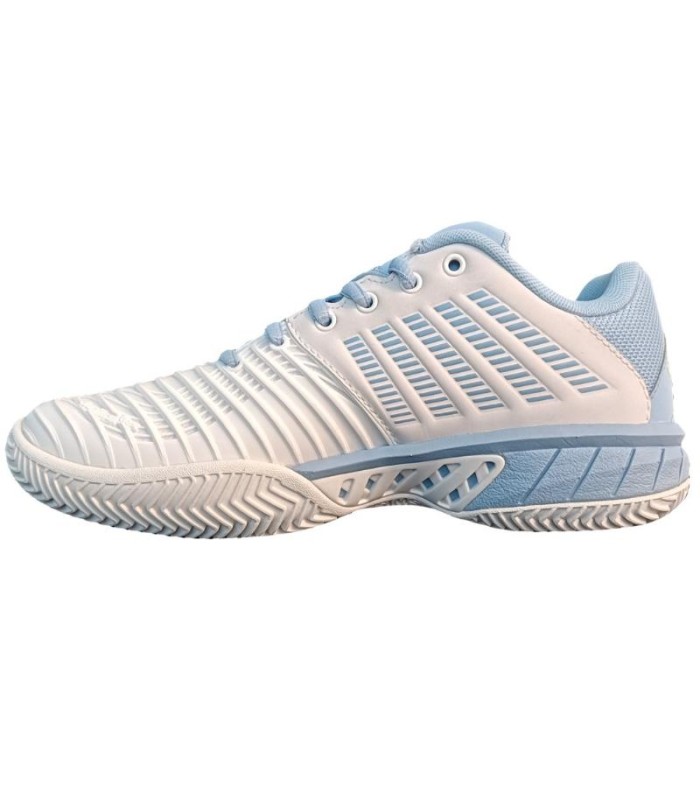 K-swiss Express Light 3 HB Clay White Blue Green Women's Shoes | IPONTENNIS