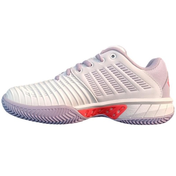 Zapatillas Kswiss Express Light 3 HB Clay Blanco Lila Mujer Oferta + Barato 3