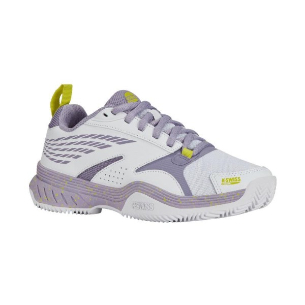Tenis K-swiss Speedex Padel Branco Lilás Mulher | IPONTENNIS