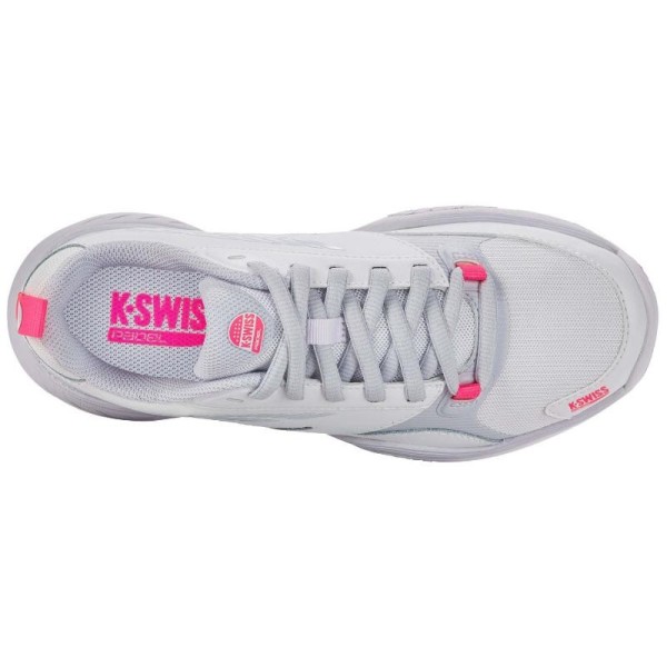 Tenis K-Swiss Speedex Padel Branco Rosa Neon Mulher | IPONTENNIS