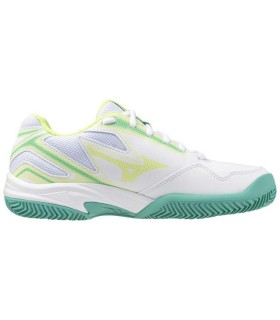 Zapatillas Mizuno Break Shot 4 Clay Blanco Negro Lima Mujer Oferta + Barato 1