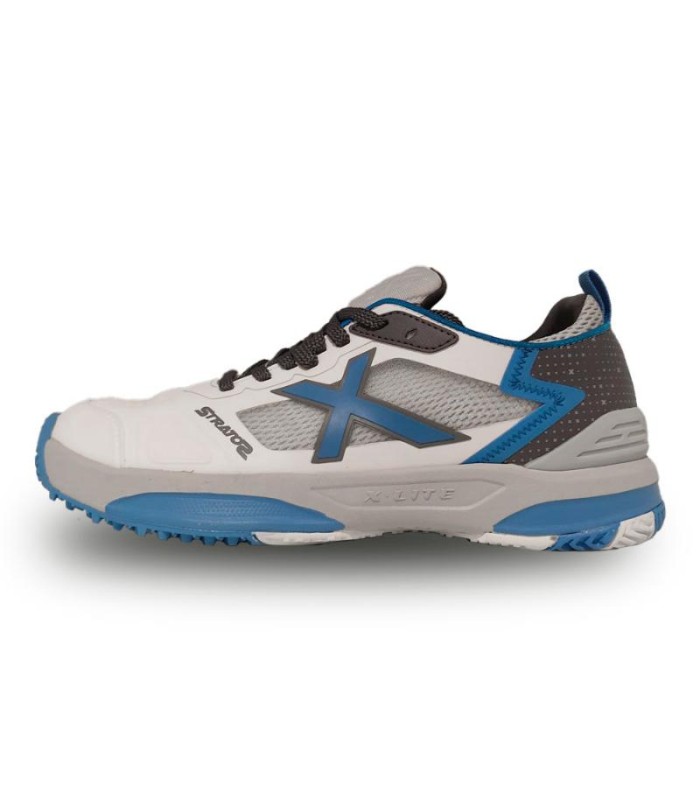 Munich Stratos 18 White Blue Shoes | IPONTENNIS