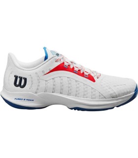 Tenis Wilson Hurakn Pro Branco Vermelho Azul | IPONTENNIS