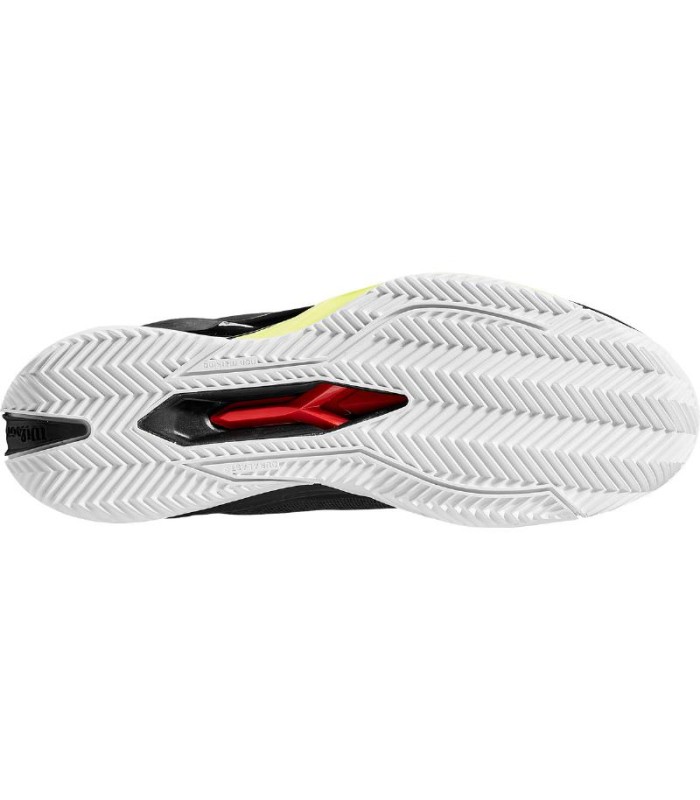 Wilson Rush Pro 4.0 Clay Black White Yellow shoes | IPONTENNIS