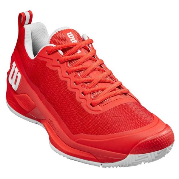 Scarpe Wilson Rush Pro 4.5 Clay Rosso Bianco Offerta + Economico 5