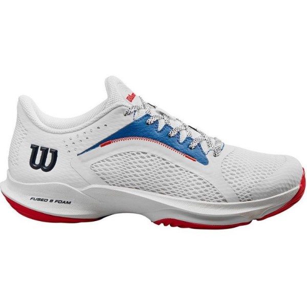Tenis Wilson Hurakn 2.0 Branco Azul Vermelho Mulher | IPONTENNIS