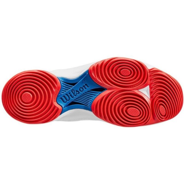 Wilson Hurakn 2.0 White Blue Red Women's Shoes | IPONTENNIS