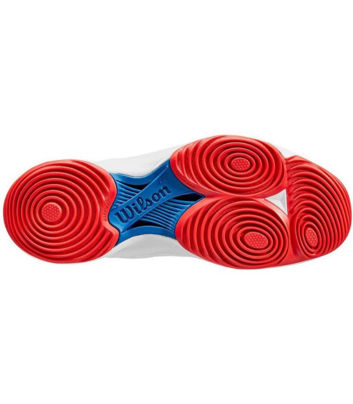 Wilson Hurakn 2.0 White Blue Red Women's Shoes | IPONTENNIS