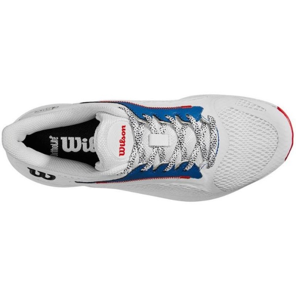 Tenis Wilson Hurakn 2.0 Branco Azul Vermelho Mulher | IPONTENNIS