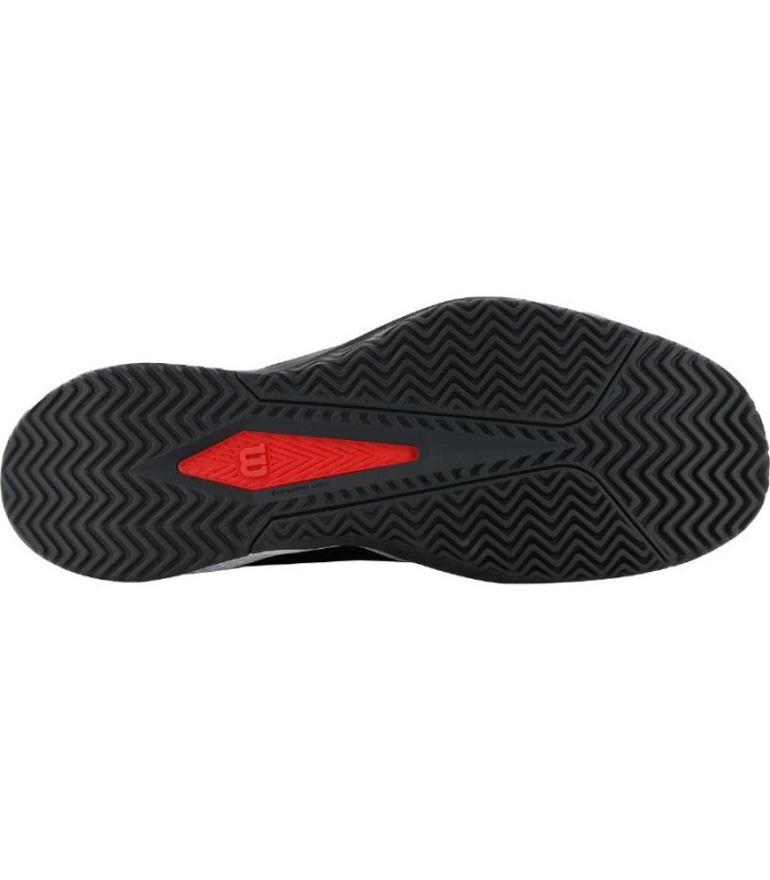 Wilson Rush Pro Lite Black Red White shoes | IPONTENNIS