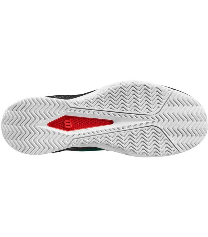 Wilson Rush Pro Lite Green Black White shoes | IPONTENNIS