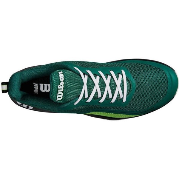 Wilson Rush Pro Lite Green Black White shoes | IPONTENNIS