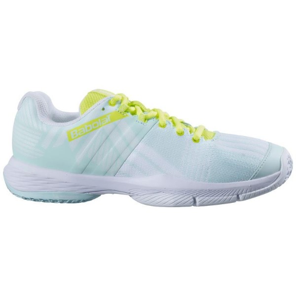 Zapatillas Babolat Sensa Azul Amarillo Fluor Mujer Oferta + Barato 1