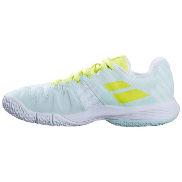 Babolat Sensa Blue Fluorescent Yellow Women's Shoes | IPONTENNIS