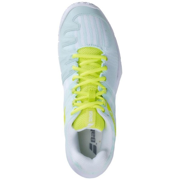 Babolat Sensa Blue Fluorescent Yellow Women's Shoes | IPONTENNIS