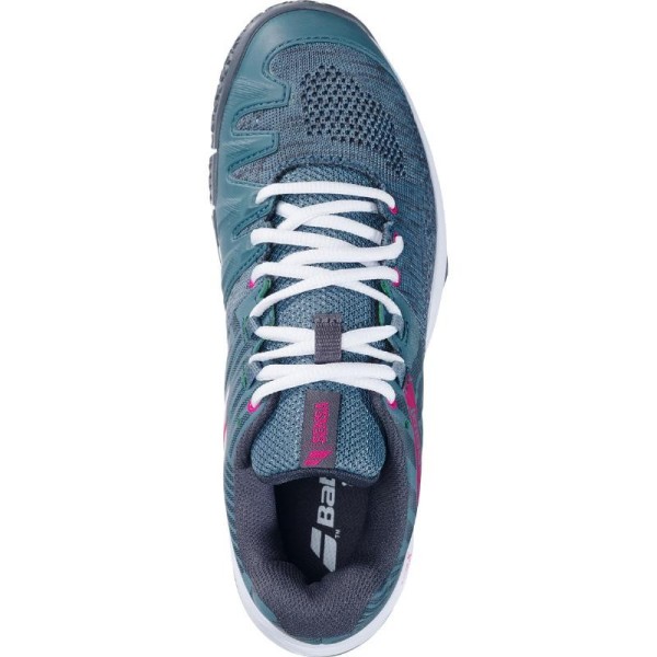 Babolat Sensa Blue Atlantic White Women's Shoes  | Ipontennis