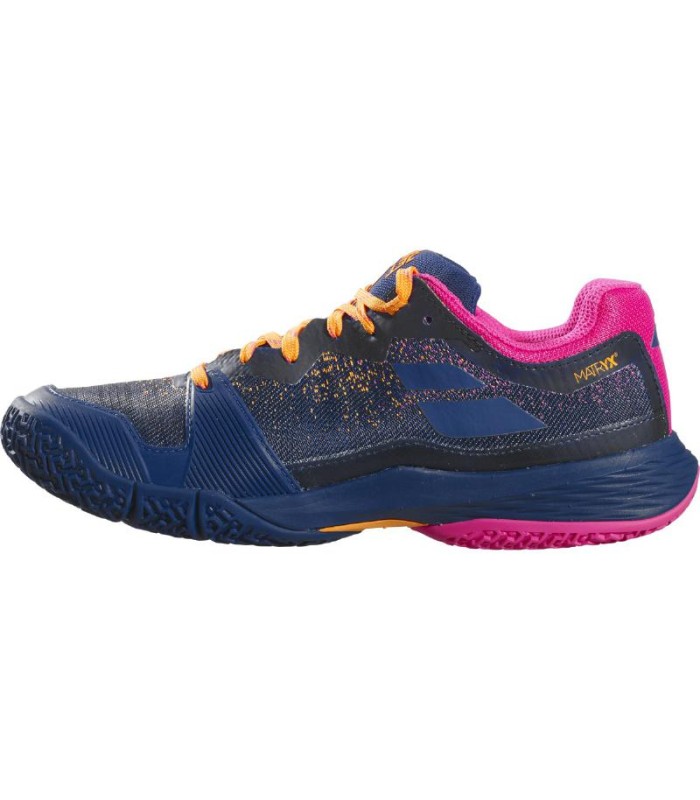 Zapatillas Babolat Jet Ritma Azul Marino Fucsia Mujer 3