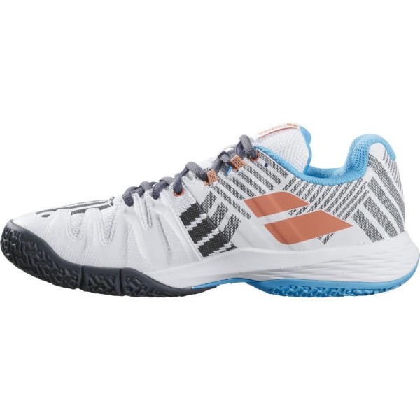 Babolat Sensa White Turquoise Women's Shoes | IPONTENNIS