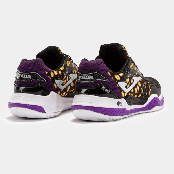 Zapatillas Joma WPT Alba Galan T.Point Negro Morado 3