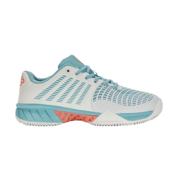 Tenis K-swiss Express Light 3 HB Branco Turquesa Mulher | IPONTENNIS