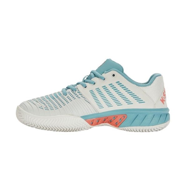 Tenis K-swiss Express Light 3 HB Branco Turquesa Mulher | IPONTENNIS