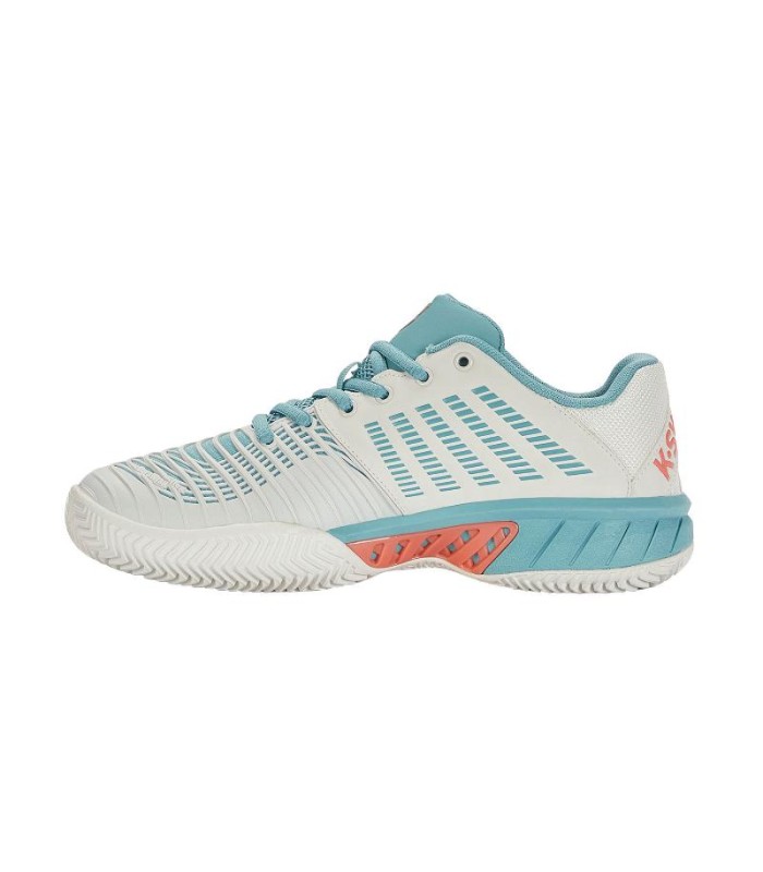 K-swiss Express Light 3 HB White Turquoise Women's Shoes | IPONTENNIS
