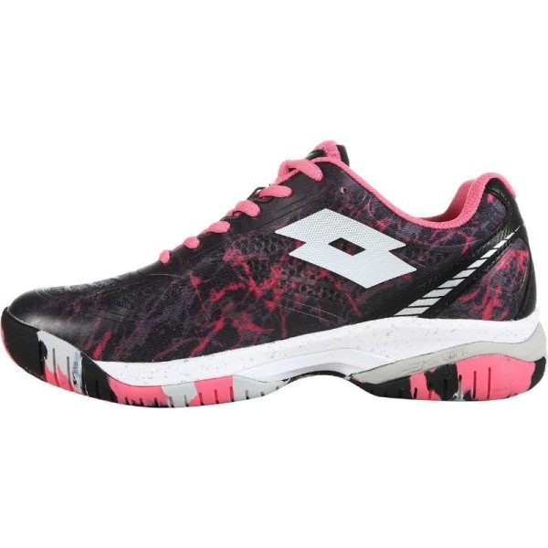 Zapatillas Lotto Superrapida 200 IV Negro Fucsia Mujer Oferta + Barato 3