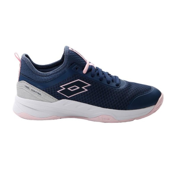 Lotto Mirage 500 II Blue Denim Pink Grey Metal Women's Shoes | IPONTENNIS