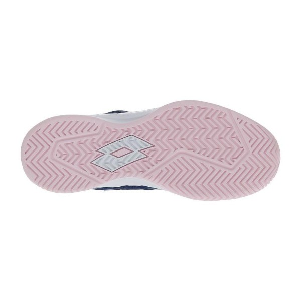 Lotto Mirage 500 II Blue Denim Pink Grey Metal Women's Shoes | IPONTENNIS