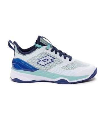 Tenis Lotto Mirage 200 Branco Azul Mulher | IPONTENNIS