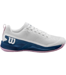 Wilson Rush Pro 4.5 Clay White Blue Women's Shoes | IPONTENNIS