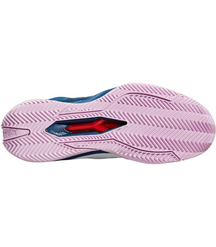 Wilson Rush Pro 4.5 Clay White Blue Women's Shoes | IPONTENNIS