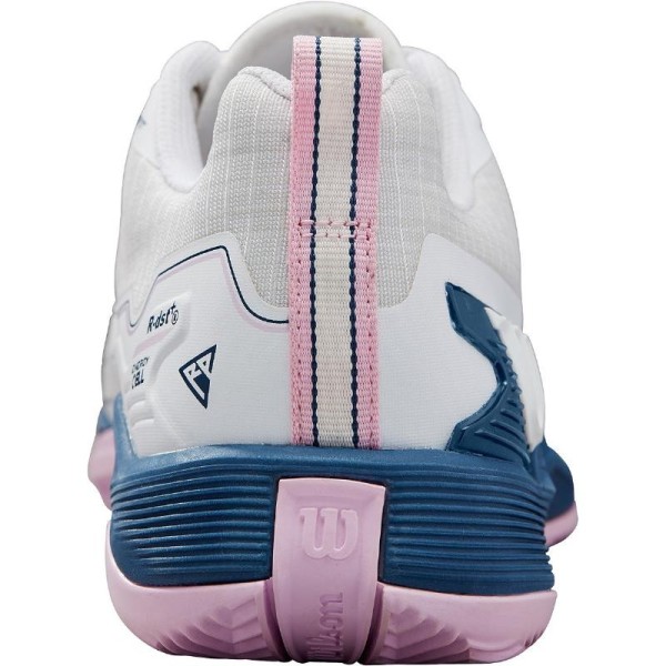 Tenis Wilson Rush Pro 4.5 Clay Branco Azul Mulher | IPONTENNIS