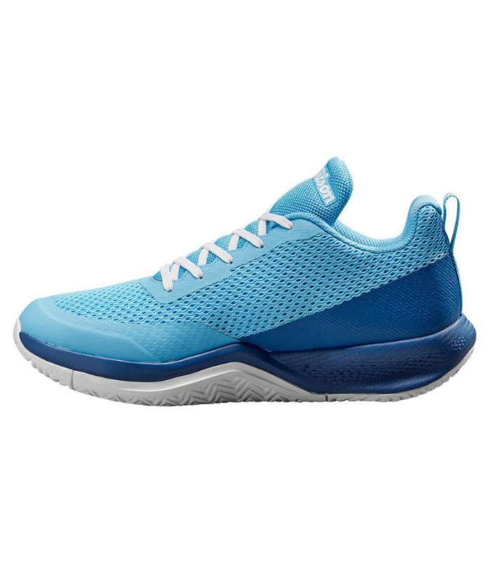 Tenis Wilson Rush Pro Lite Azul Royal Céu Branco Mulher | IPONTENNIS