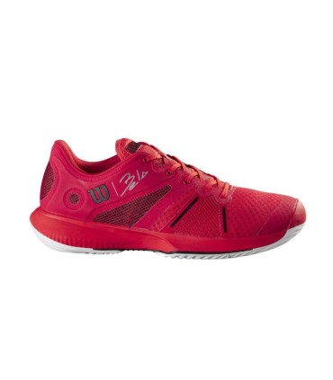 Wilson Bela Pro Red Poppy White Black shoes | IPONTENNIS