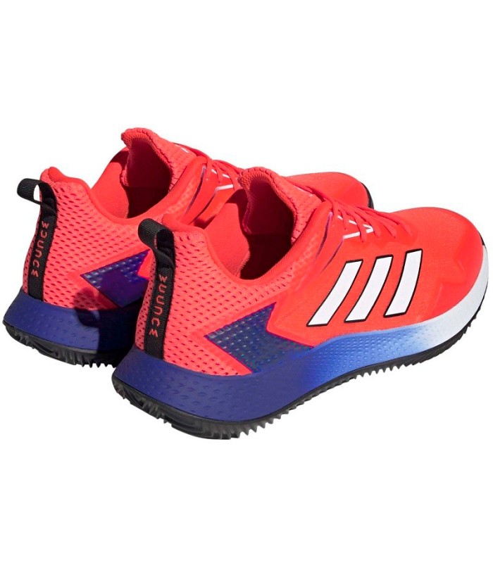Adidas Defiant Speed Solar Red White shoes | IPONTENNIS
